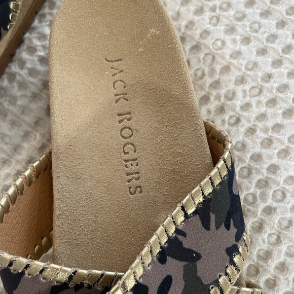 JACK ROGERS CAMO PLATFORM SLIDES - Picture 6 of 7